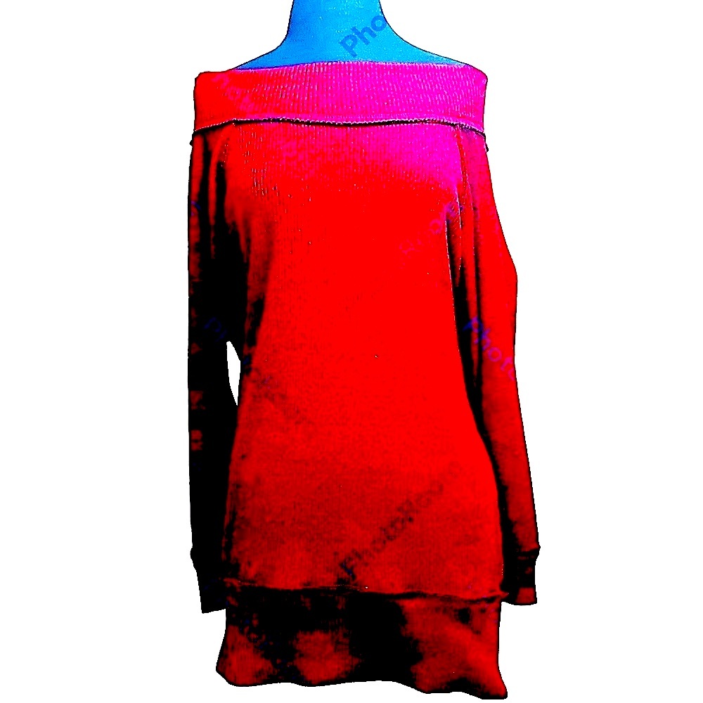 Nwot Umgee maroon off shoulder or one shoulder sweater dress size small!29” long